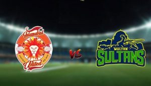 Multan sultan vs islamabad united Live score psl 6