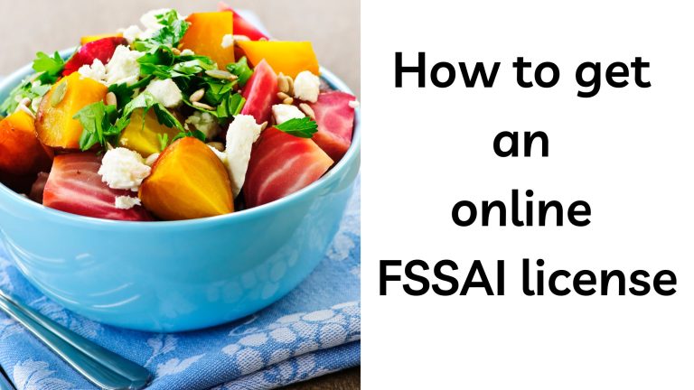How to get an online FSSAI license